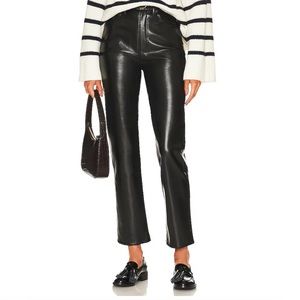 NWT AGOLDE 90’s Pinch Waist Recycled Leather Pants